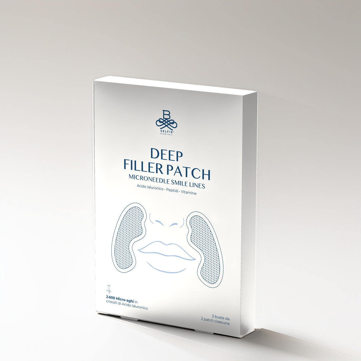 B-SELFIE DEEP FILLER PATCH | Microneedle Smile Lines