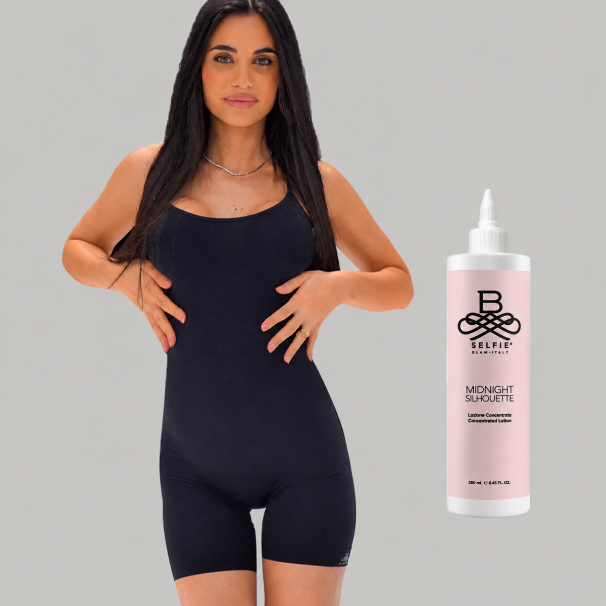 B-SELFIE SLEEP & SLIM - Tutina corta + lozione